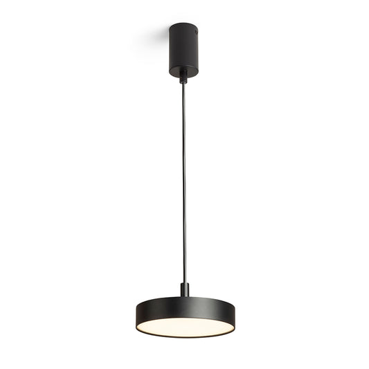 ARETHA I | lámpara colgante LED plana | 12 W 1270 lm 3000 K | negra