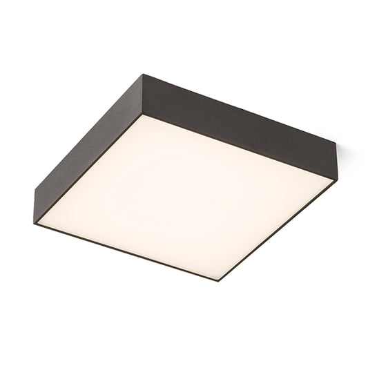 LARISA SQ 30 3CCT DIMM | vierkante plafondlamp | 30W 2250lm | 3 lichtkleuren en dimbaar | zwart