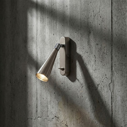 ALEXIS | wandspot met conische reflector en schakelaar | GU10 | drie kleuren | met of zonder lichtbron