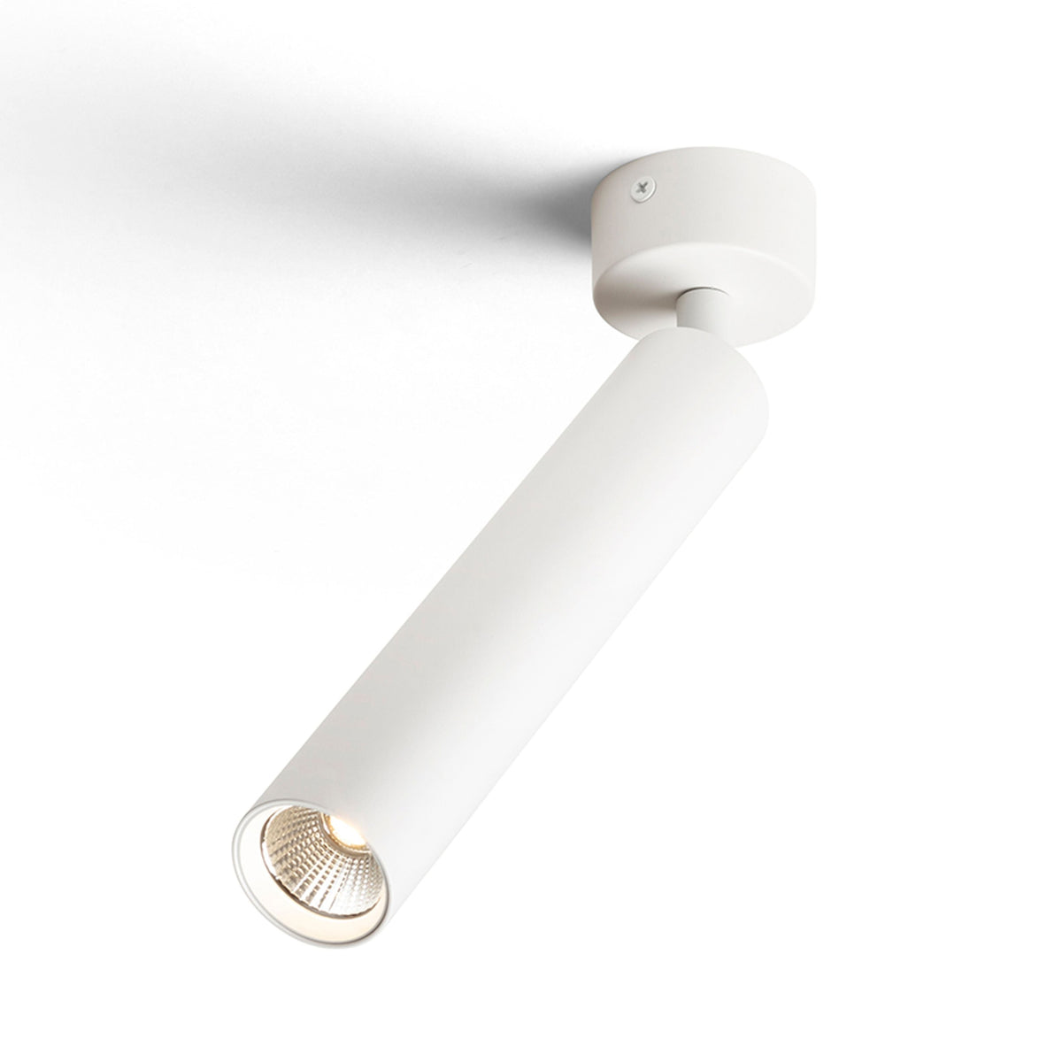 DARRIN R | påbygnings-LED-rørlampe på rund fod | 6 W 3000 K | hvid eller sort