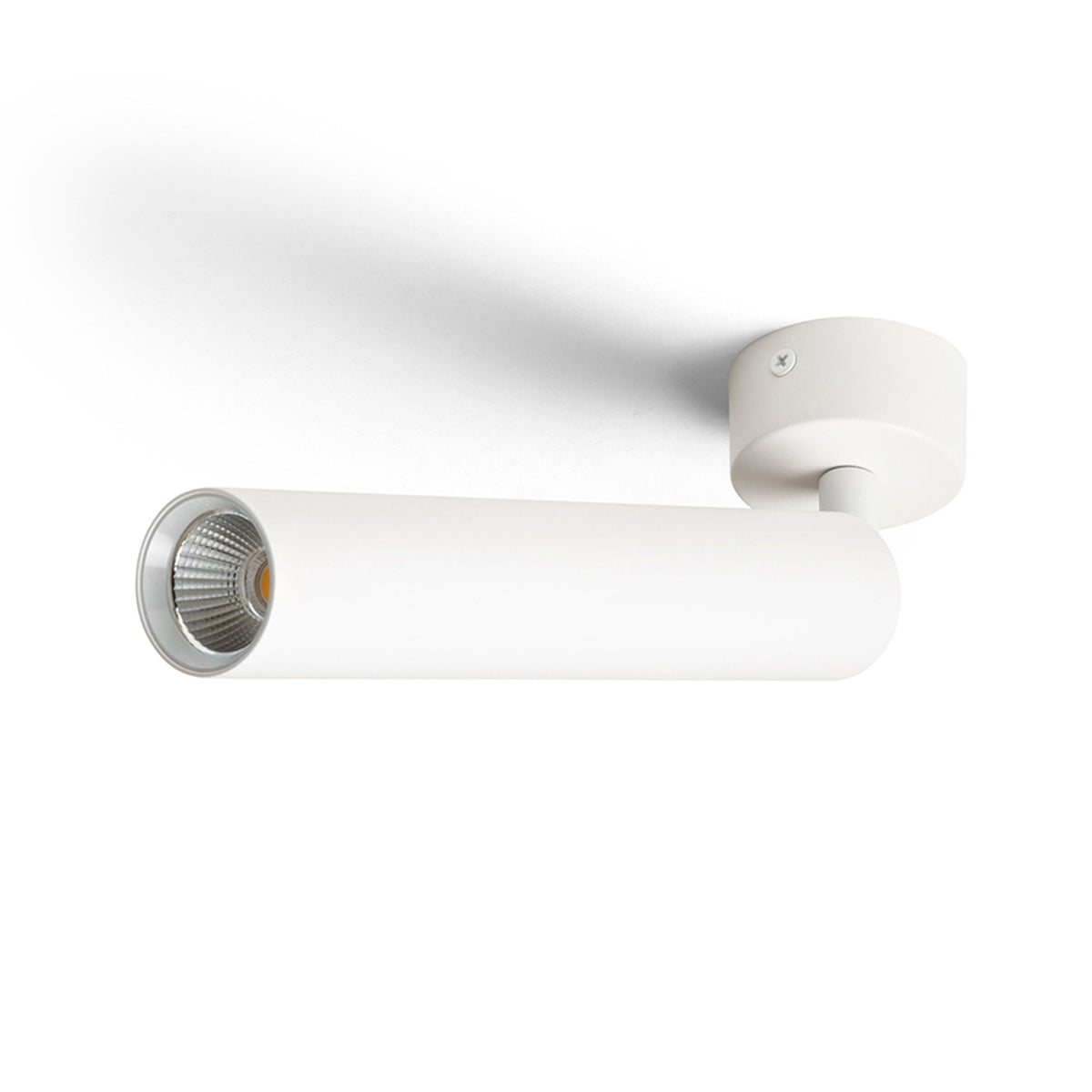 DARRIN R | påbygnings-LED-rørlampe på rund fod | 6 W 3000 K | hvid eller sort