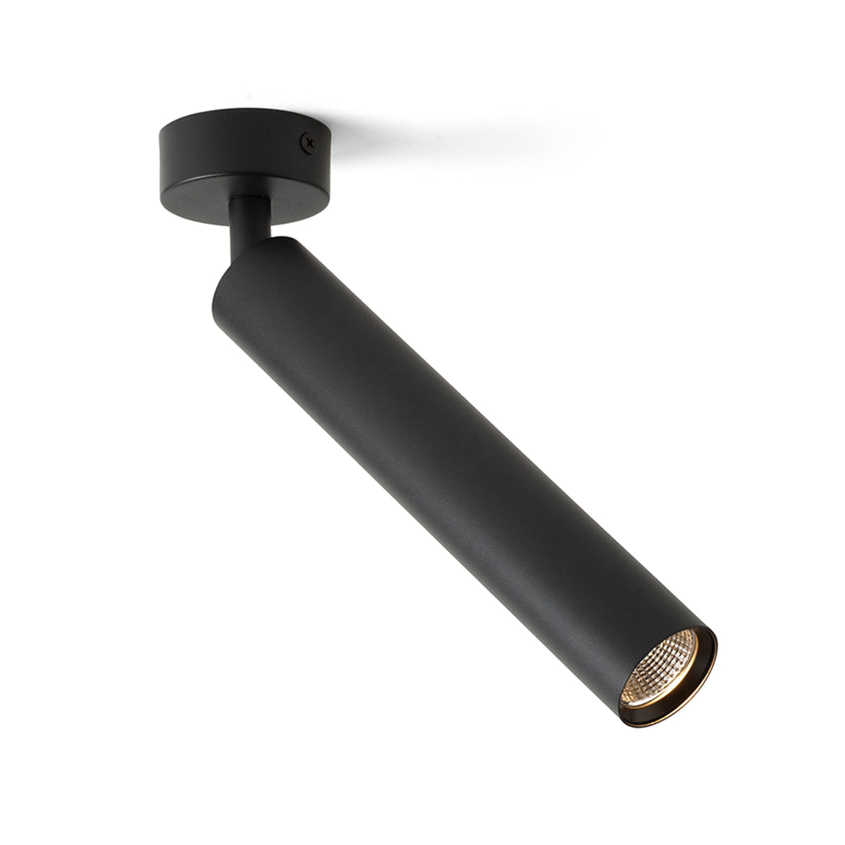 DARRIN R | påbygnings-LED-rørlampe på rund fod | 6 W 3000 K | hvid eller sort