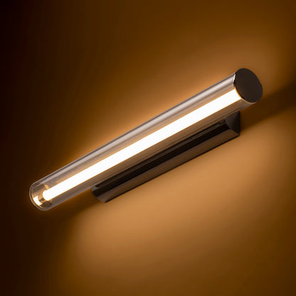 RIVIER LED 59 12W | surface-mounted LED bar 59 cm with clear acrylic | 876lm 3000K | chrome