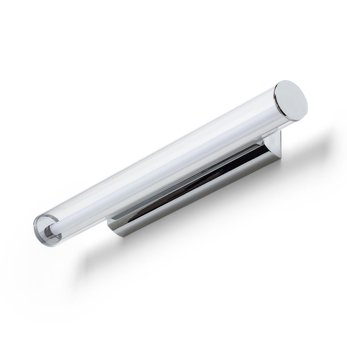RIVIER LED 59 12W | surface-mounted LED bar 59 cm with clear acrylic | 876lm 3000K | chrome