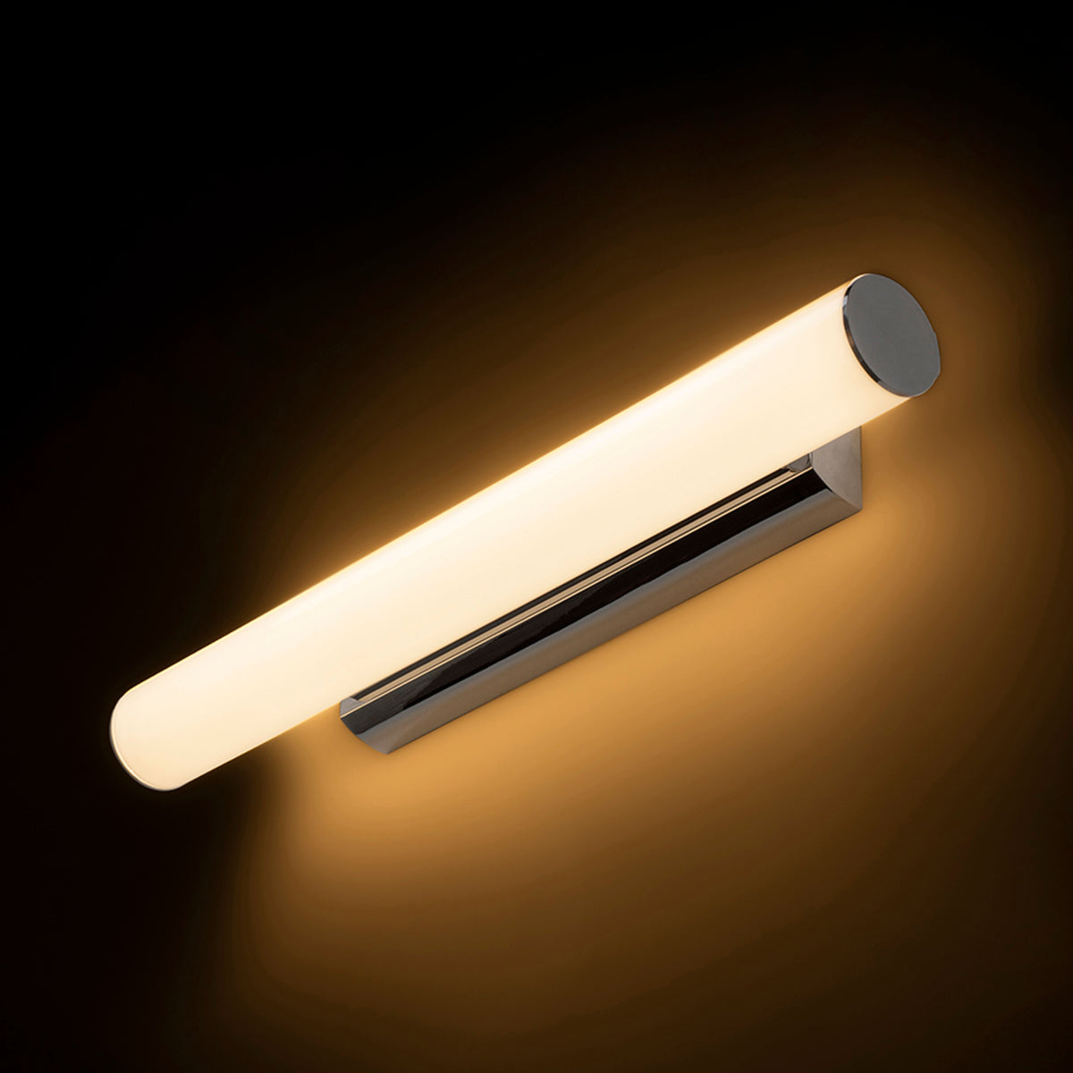 RIVIER LED 59 | přisazená LED lišta 59 cm s mléčným akrylem | 18 W 1324 lm 3000 K | chrom nebo černá