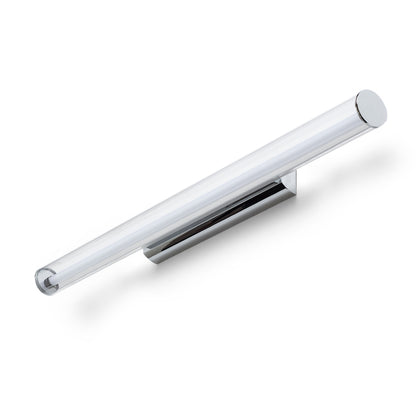 RIVIER LED 89 | surface-mounted LED bar 89 cm with clear acrylic | 18W 1284lm 3000K | chrome