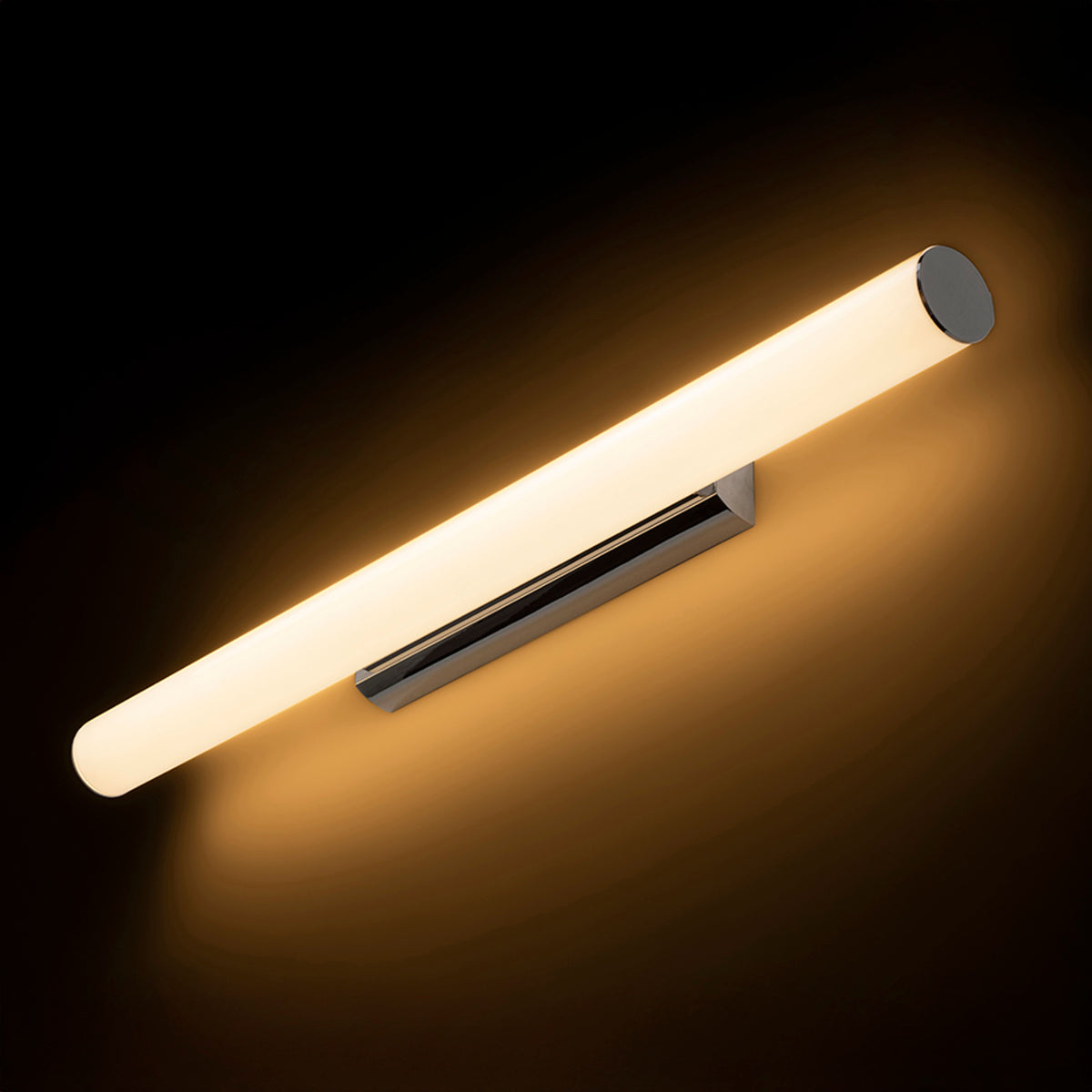 RIVIER LED 89 30W | opbouw LED balk 89 cm met melkacryl | 2616lm 3000K | chroom of zwart