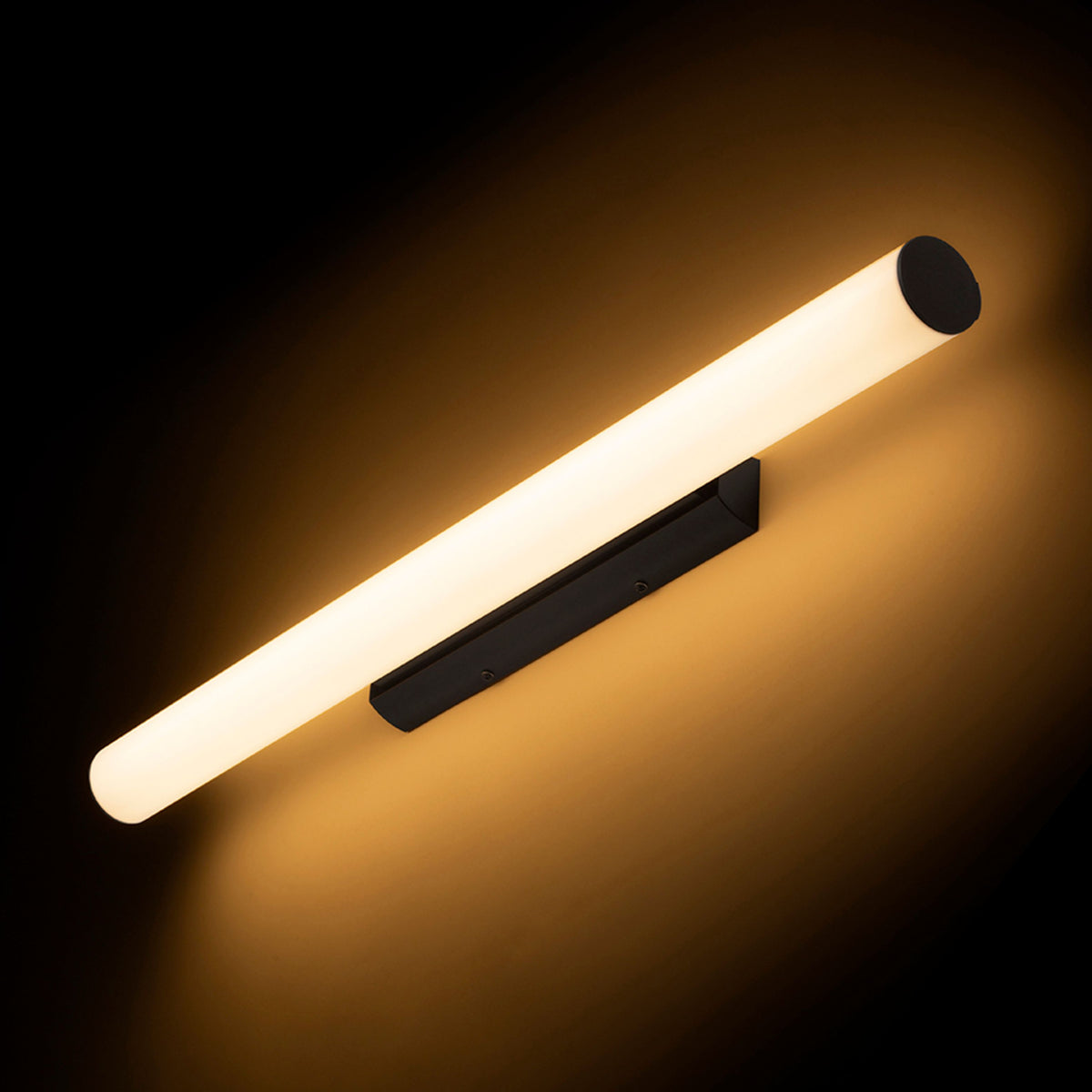 RIVIER LED 89 30W | opbouw LED balk 89 cm met melkacryl | 2616lm 3000K | chroom of zwart