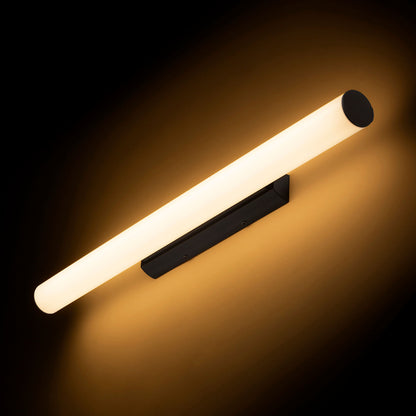 RIVIER LED 89 30W | opbouw LED balk 89 cm met melkacryl | 2616lm 3000K | chroom of zwart