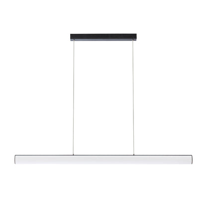 RIVIER LED I | lineaire LED hanglamp 117 cm | 24W 2000lm 3000K | chroom of zwart