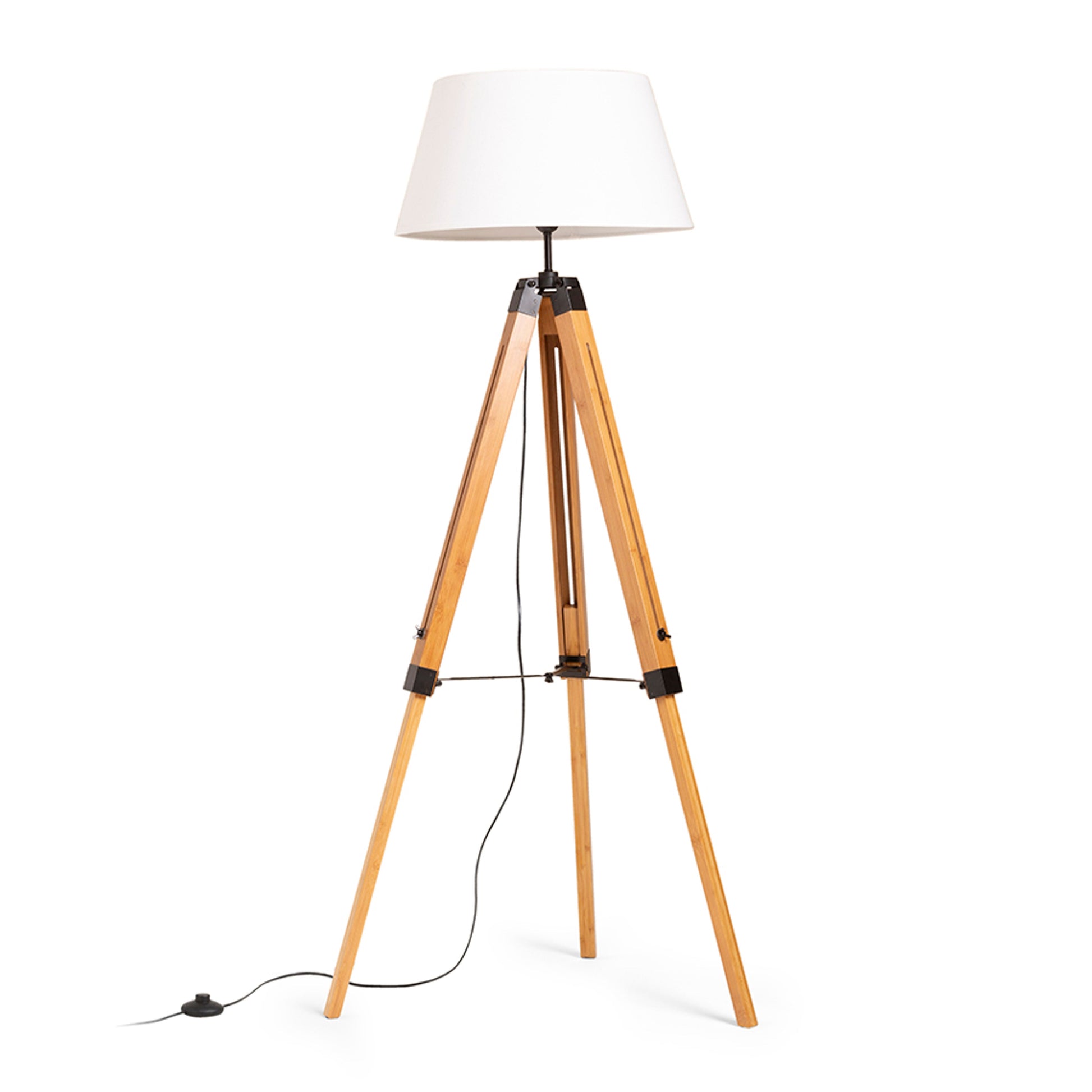 ALVIS AMBITUS vloerlamp bamboe E27