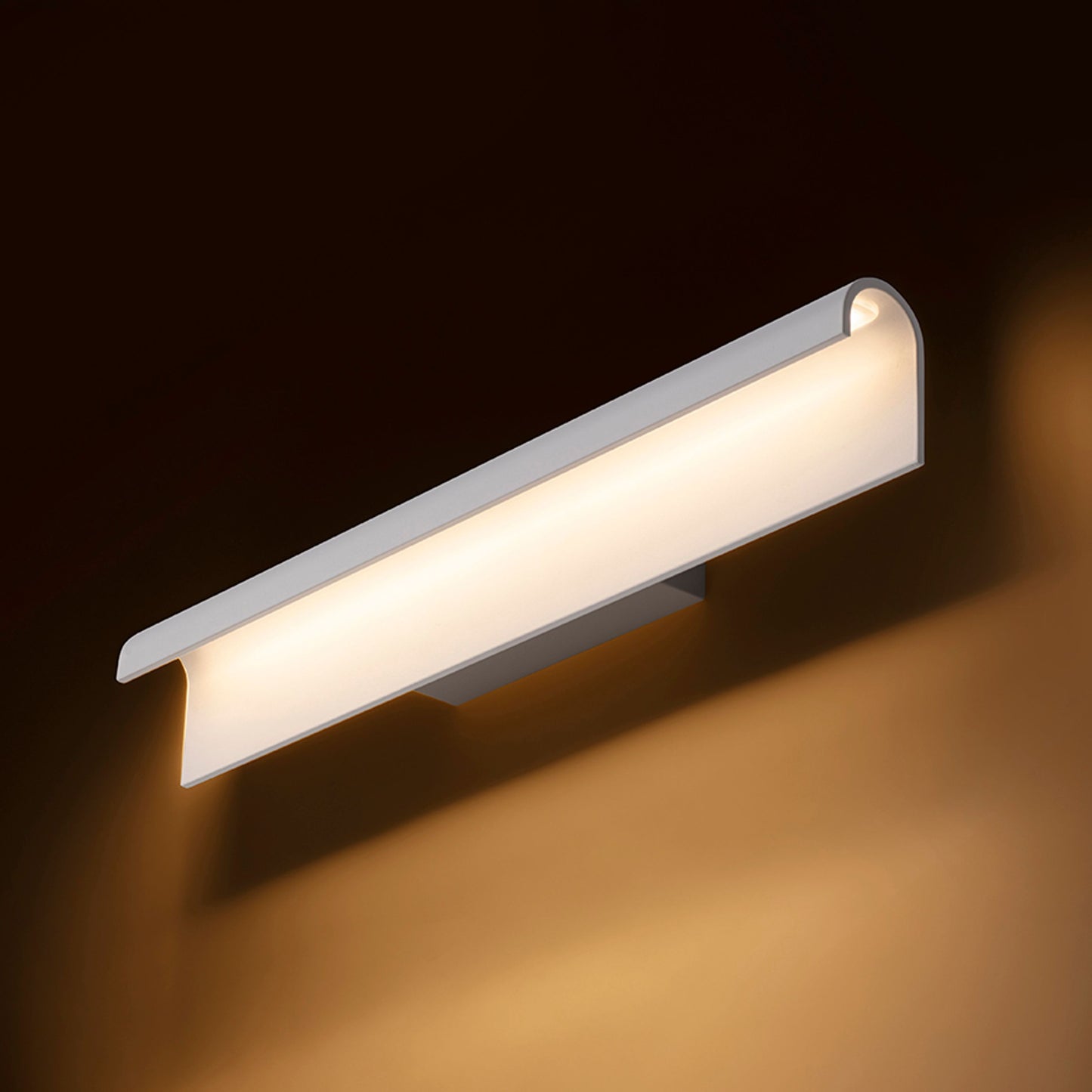 MARAIS 53 | LED badkamer wandlamp | golfvorm, wit