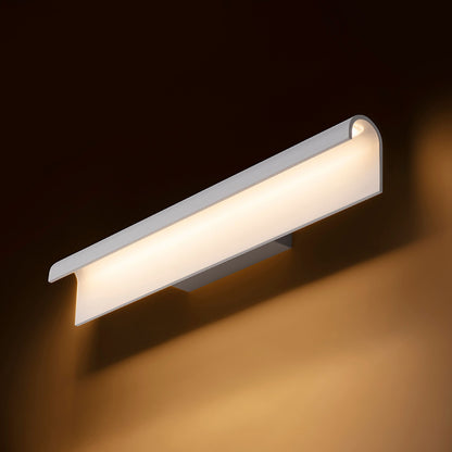 MARAIS 53 | LED badkamer wandlamp | golfvorm, wit