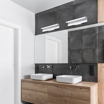 MARAIS 53 | LED badkamer wandlamp | golfvorm, wit
