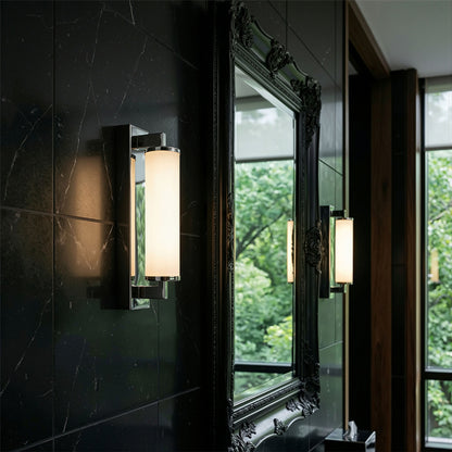 ROCCA 34 | LED badkamer wandlamp | opaal buis, chroom