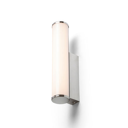STELLA | cilindrische LED badkamer wandlamp met opaalkap | 7W 690lm 3000K | IP44 chroom