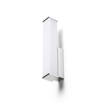 ALLAN | rechthoekige LED badkamer wandlamp met opaalglas | 7W 780lm 3000K | IP44 chroom