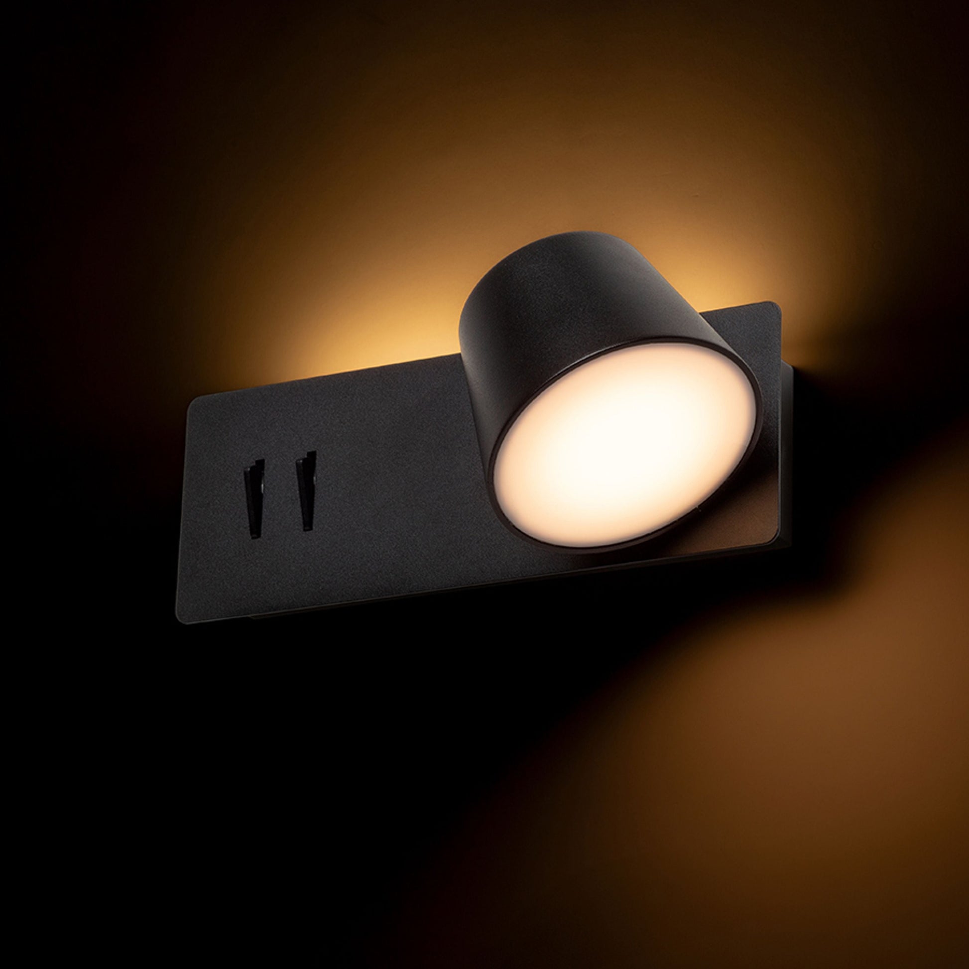 AMADEUS wandlamp zwart