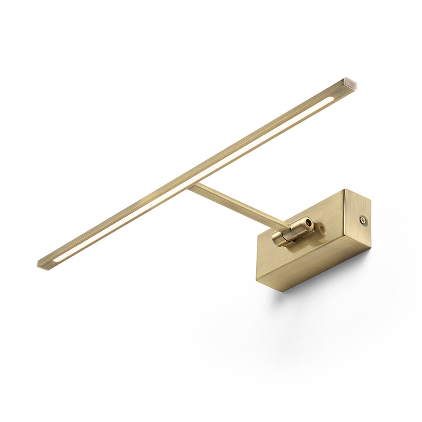 FRESCO 45 schilderijlamp oud messing