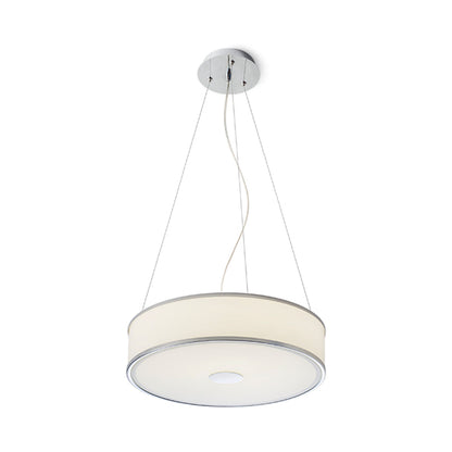 CASSABLANCA LED 40 | závěsné svítidlo | integrovaná LED 35W | saténové sklo s chromem 40 cm