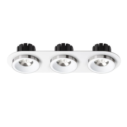 SHARM R III | faretto triplo da incasso | 3x 10 W 2700 lm 3000K | 9 colori