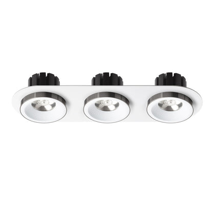 SHARM R III | faretto triplo da incasso | 3x 10 W 2700 lm 3000K | 9 colori