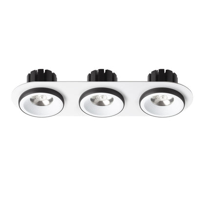 SHARM R III | faretto triplo da incasso | 3x 10 W 2700 lm 3000K | 9 colori