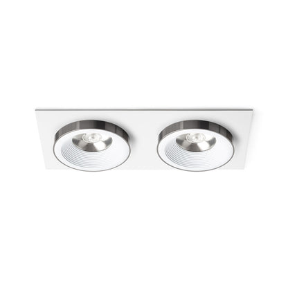 SHARM SQ II | dubbele vierkante inbouwspot | 2x 10 W 1800 lm 3000K | 9 kleuren
