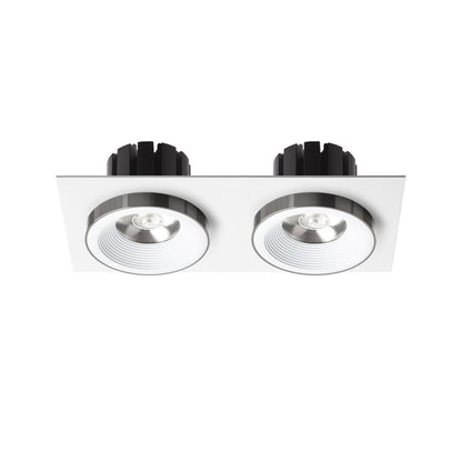 SHARM SQ II | dubbele vierkante inbouwspot | 2x 10 W 1800 lm 3000K | 9 kleuren