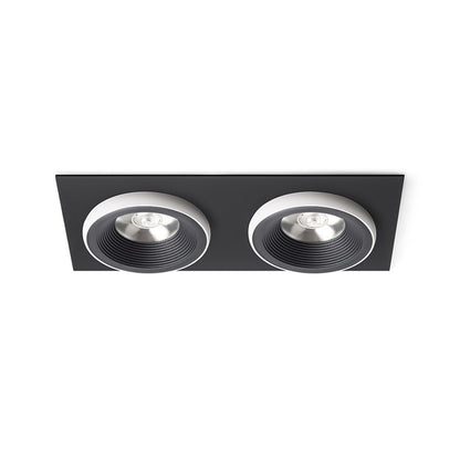 SHARM SQ II | dubbele vierkante inbouwspot | 2x 10 W 1800 lm 3000K | 9 kleuren