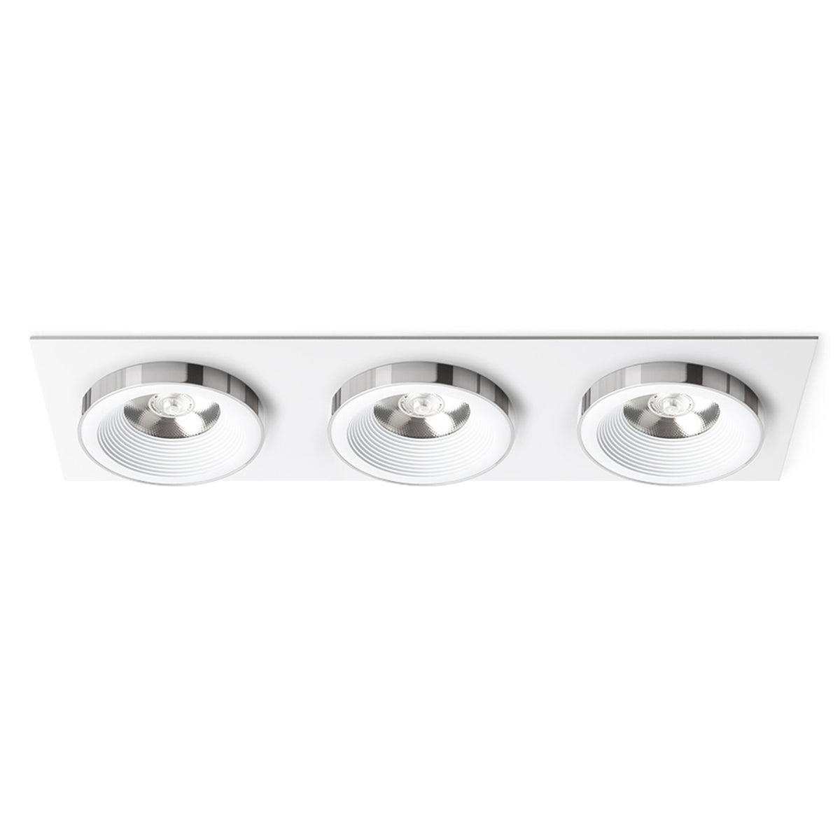 SHARM SQ III | drievoudige vierkante inbouwspot | 3x 10 W 2700 lm 3000K | 9 kleuren