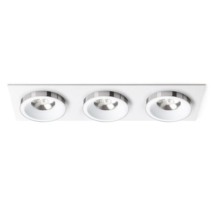 SHARM SQ III | drievoudige vierkante inbouwspot | 3x 10 W 2700 lm 3000K | 9 kleuren