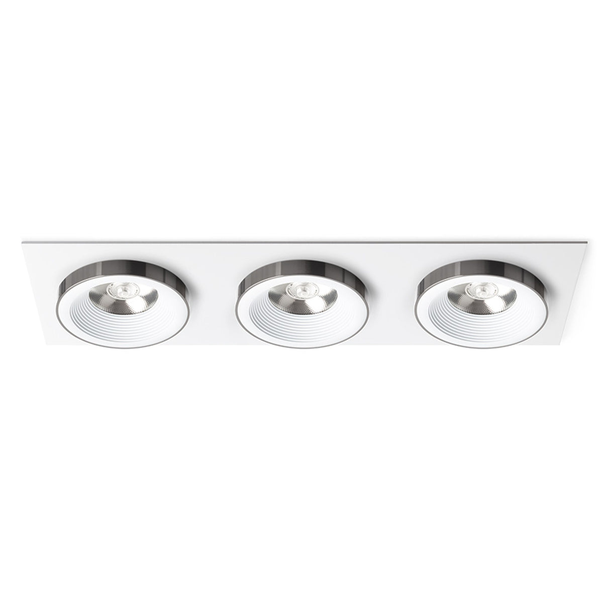 SHARM SQ III | drievoudige vierkante inbouwspot | 3x 10 W 2700 lm 3000K | 9 kleuren
