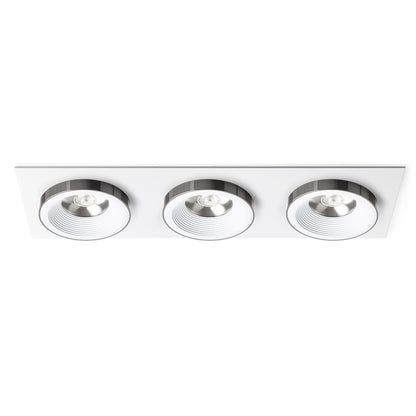 SHARM SQ III | drievoudige vierkante inbouwspot | 3x 10 W 2700 lm 3000K | 9 kleuren