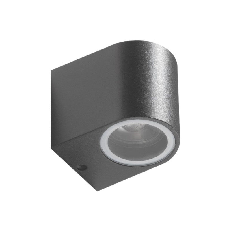 Azzardo RIMINI ronde buitenwandlamp donkergrijs