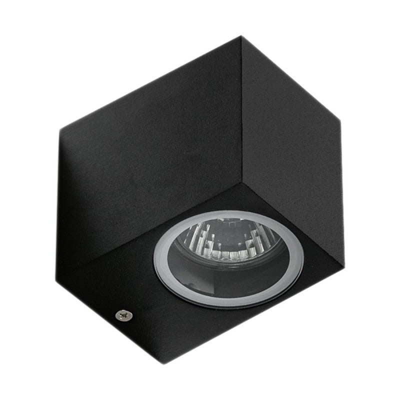 Azzardo RIMINI vierkante buitenwandlamp zwart