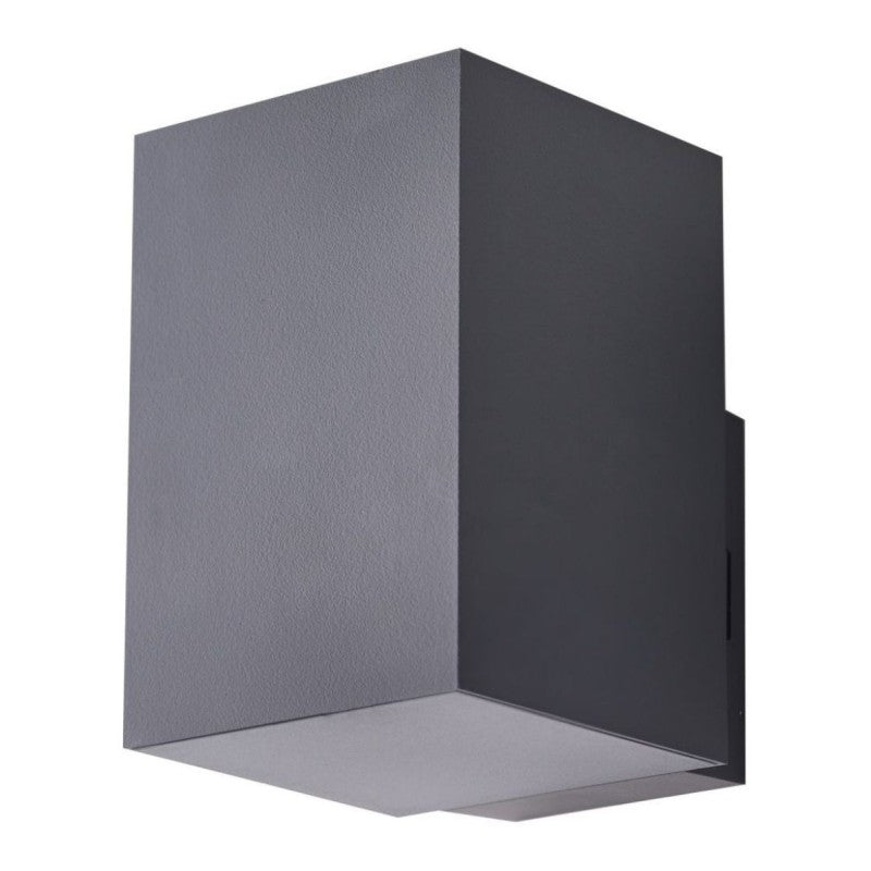 Azzardo ROLAND vierkante buitenwandlamp donkergrijs