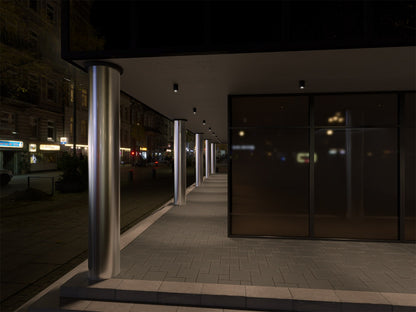 LED2 ROLO MAX wandlamp buiten gevel sfeerbeeld