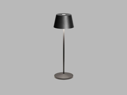 LED2 ROXY draadloze oplaadbare buiten tafellamp zwart IP65
