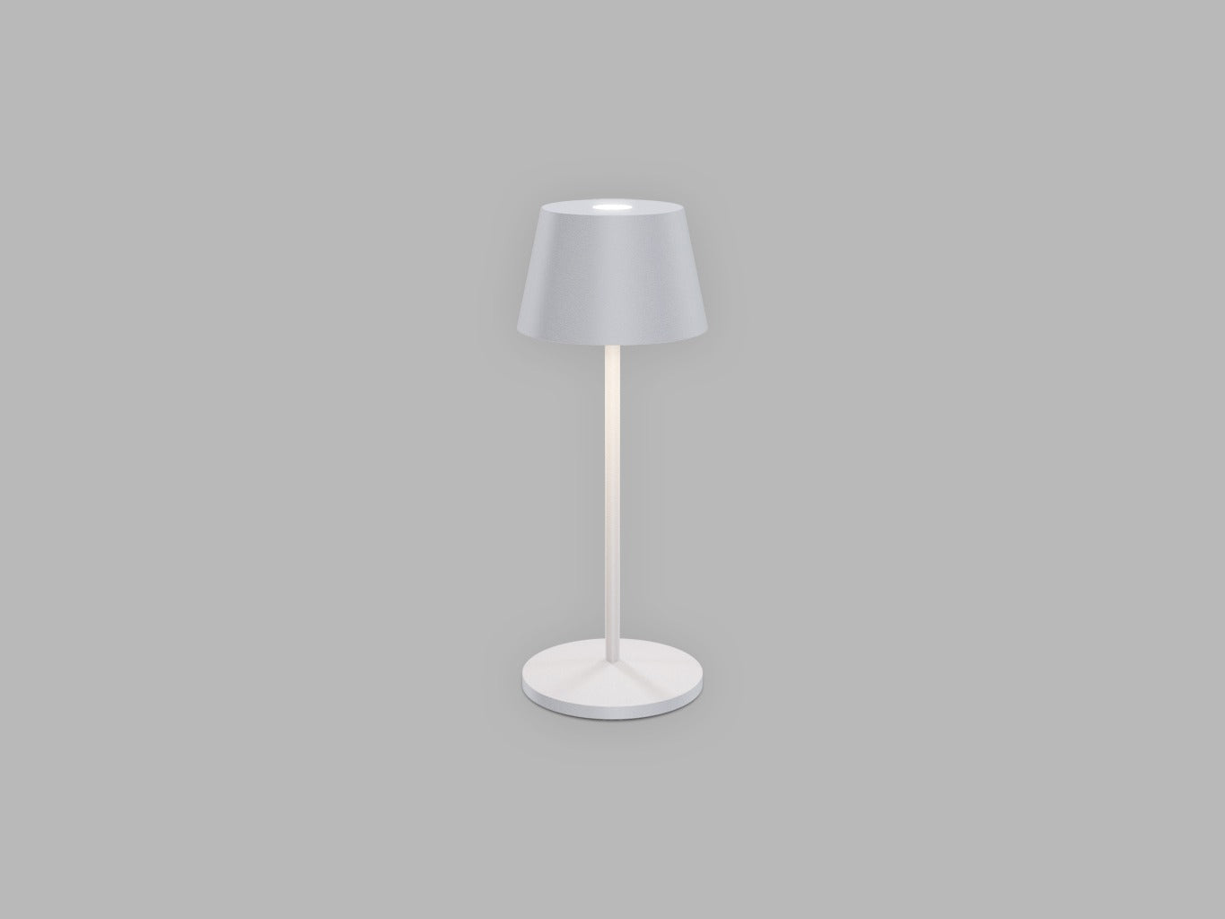 LED2 ROXY MINI compacte draadloze buiten tafellamp wit IP65
