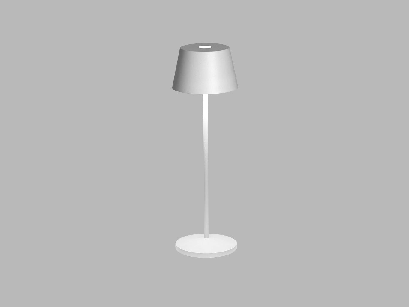 LED2 ROXY draadloze oplaadbare buiten tafellamp wit IP65