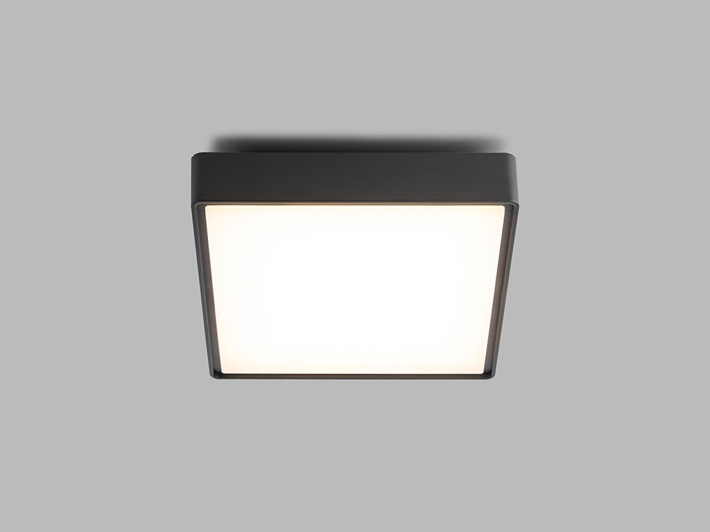 LED2 SOLO vierkante buitenwandlamp antraciet IP65