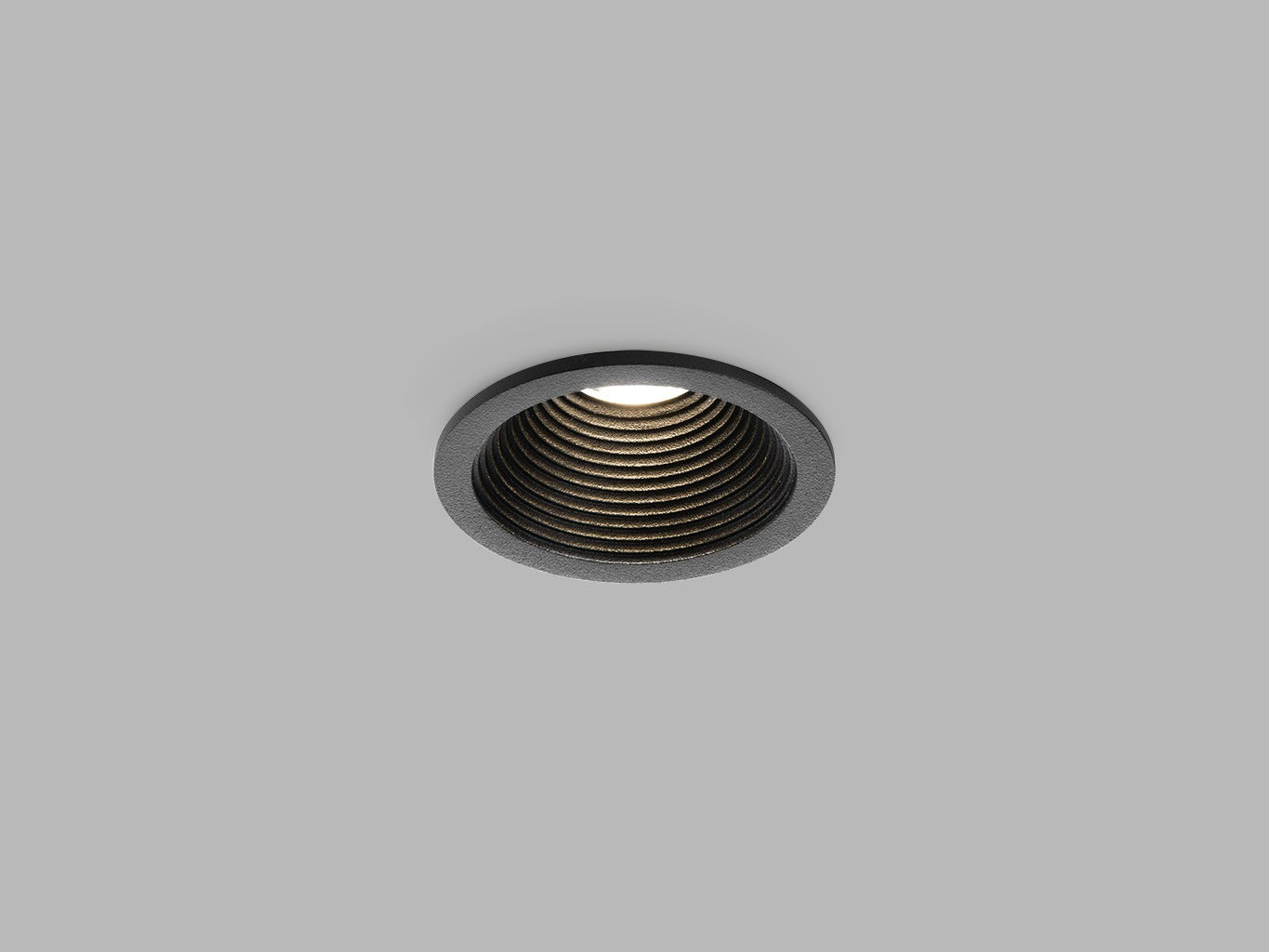 LED2 SPLASH cilindrische opbouw-wandlamp zwart COB LED