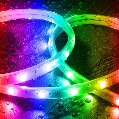 Helivo solar LED strip sfeerbeeld buiten