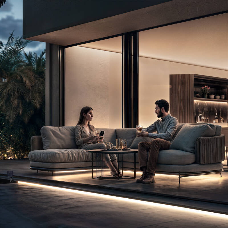 Linaro solar LED strip sfeerbeeld