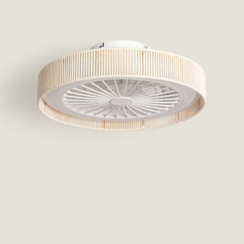 Almaro plafondventilator katoen met LED