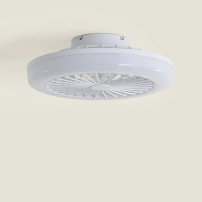 Angaro compacte plafondventilator wit met LED