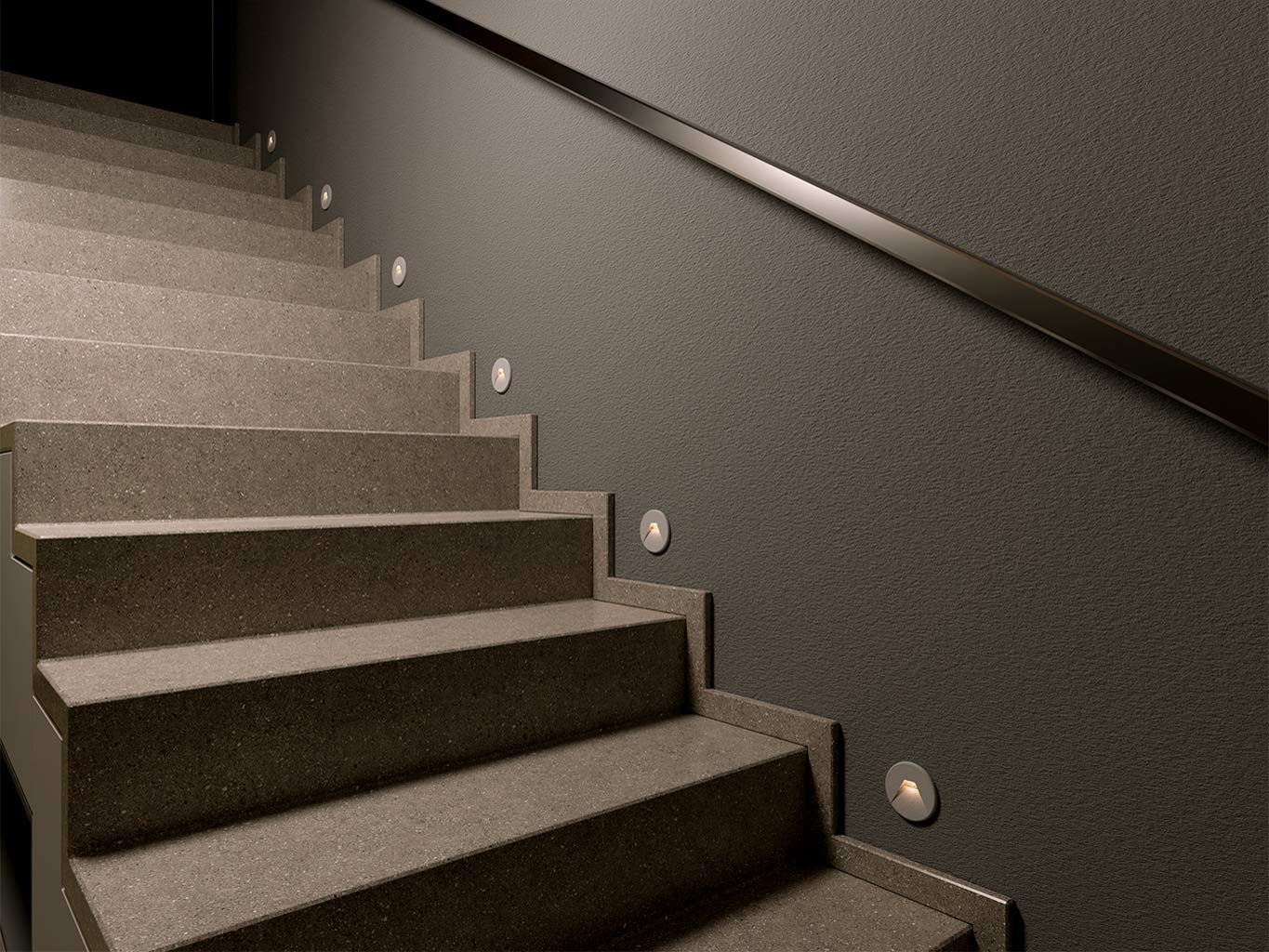 LED2 WALK II R grondspot sfeerbeeld pad