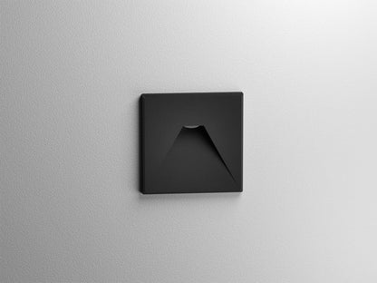 LED2 WALK II QG vierkante inbouw grondspot met glasafdekking zwart IP66