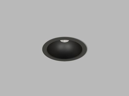 LED2 ZENO inbouwspot zwart Ø102 mm